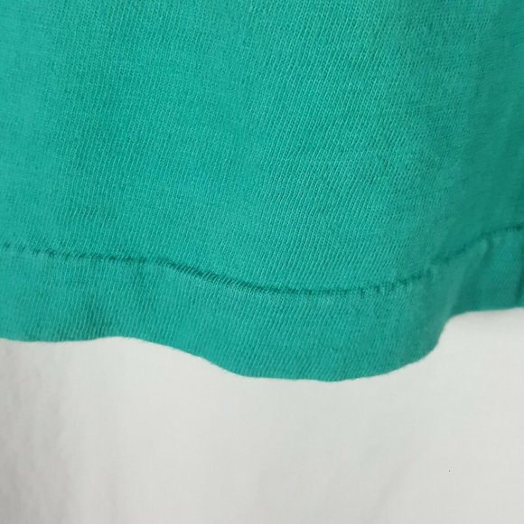 Vtg 90s Beach Bum Cannon Beach Tank Top XL Green - Picture 9 of 9